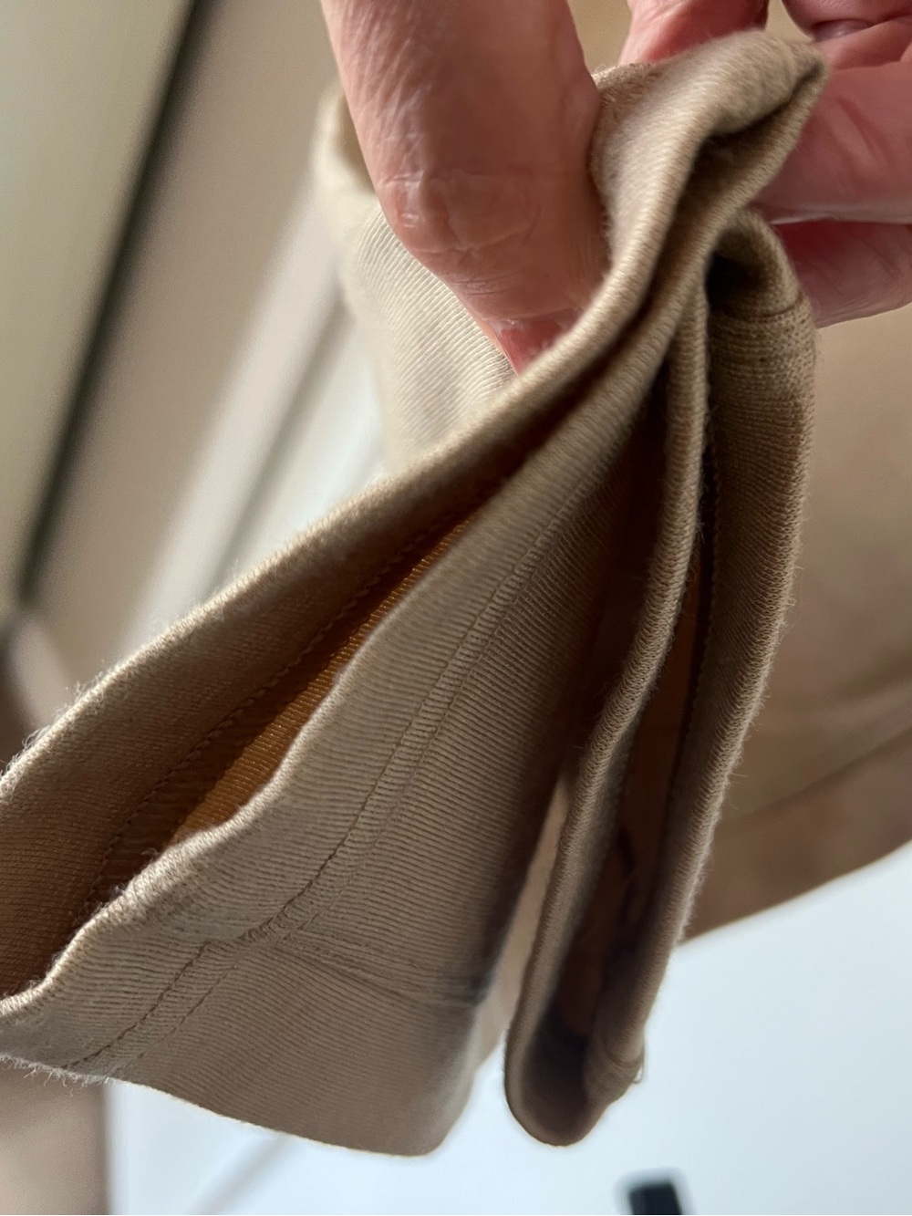 Unbound Merino Transit Sweatpants Women’s L Sand Tan Merino Wool Travel Pants - Picture 8 of 16